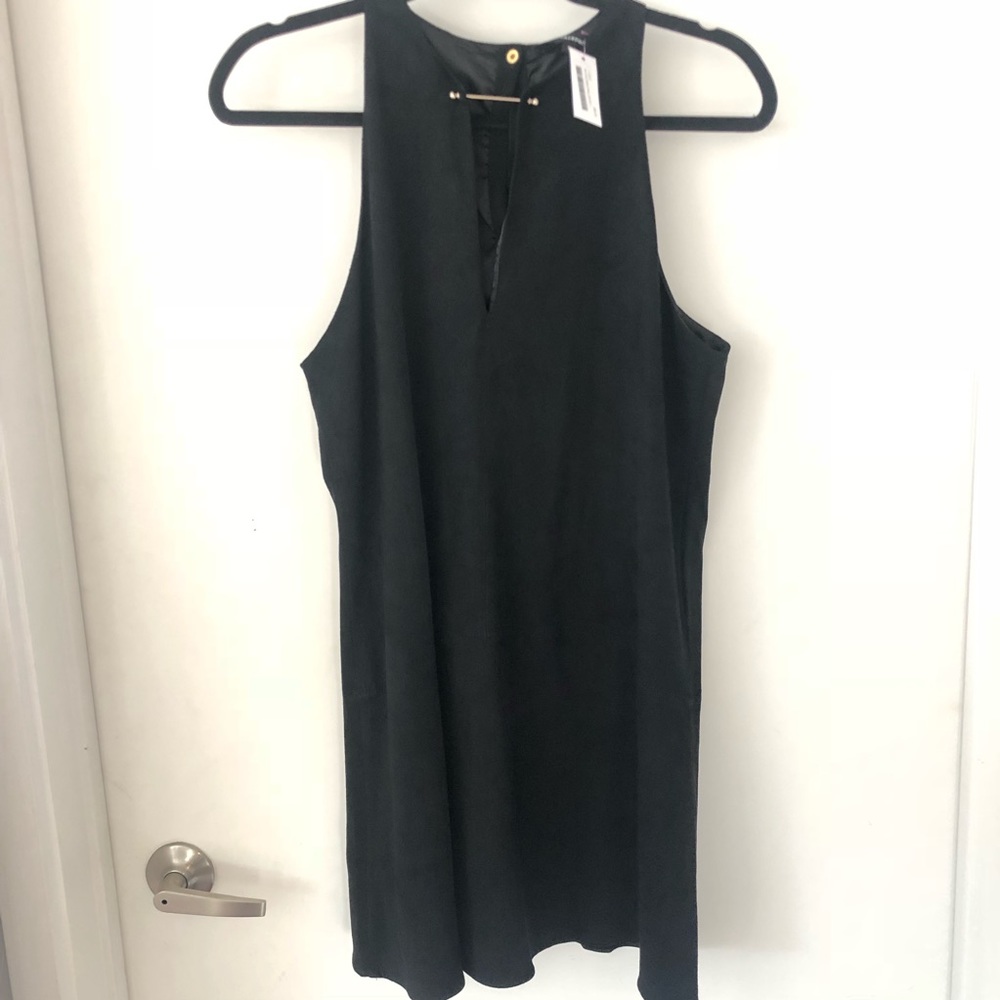 Suede swing dress NWT